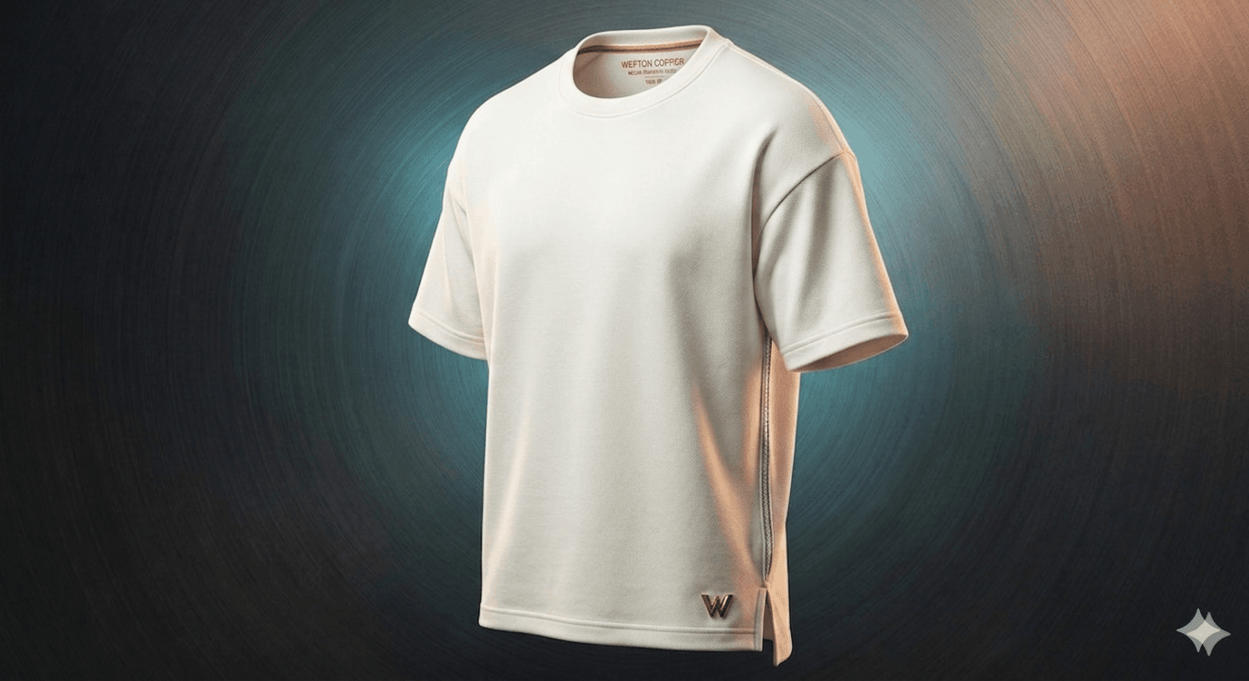 Wefton Copper premium men's micro-french terry tee - olive